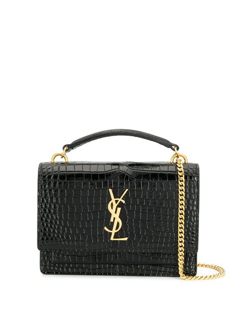 ysl suede bucket bag|YSL black crocodile bag.